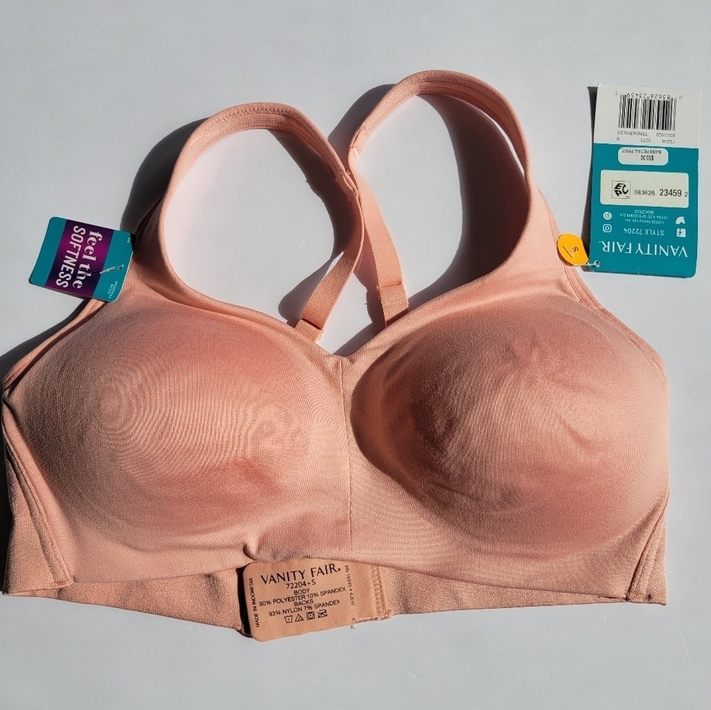 Vanity Fair Women's Pink Bra - Picture 2 of 9